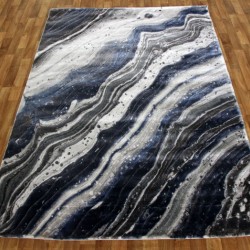 Поліпропіленовий килим LOW CANYON 121HA D.BLUE/D.GREY  - Висока якість за найкращою ціною в Україні